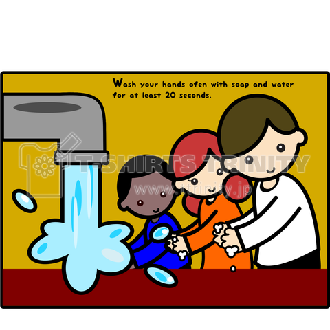 kids wash their hands