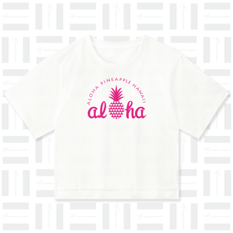 aloha (heart) 042 pinkロゴ