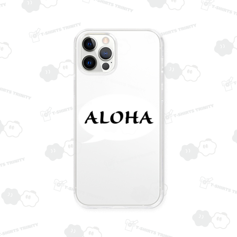 吹き出し ALOHA(white) 170