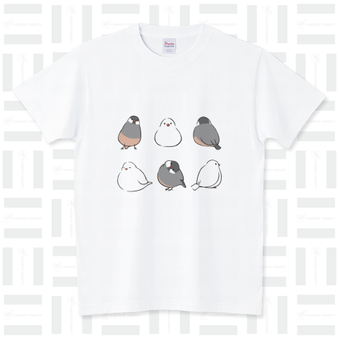 文鳥ズ スタンダードTシャツ(5.6オンス)