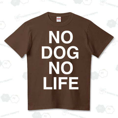 NO DOG NO LIFE 白ロゴ