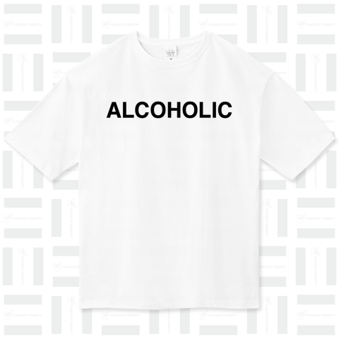 ALCOHOLIC-アルコホリック-（Tシャツ）|デザインTシャツ通販【Tシャツ