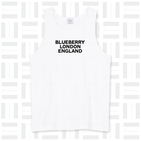 BLUEBERRY LONDON ENGLAND-ブルーベリー ロンドン イングランド- 黒ロゴ