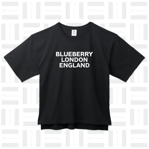 BLUEBERRY LONDON ENGLAND-ブルーベリー ロンドン イングランド- 白ロゴ