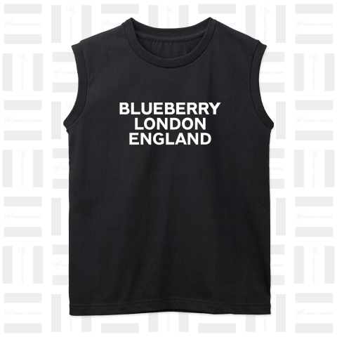 BLUEBERRY LONDON ENGLAND-ブルーベリー ロンドン イングランド- 白ロゴ