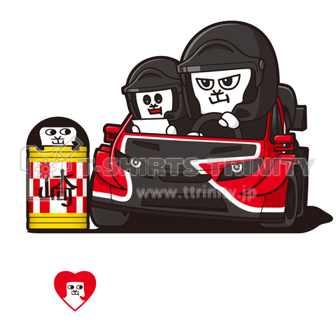 岡崎グランプリ2020(ラリーカー×オカザえもん・白文字・We love rally)