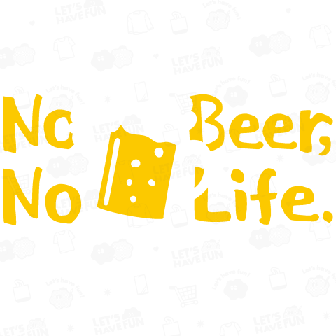 【名入れ可能】ビール好きデザイン_濃色生地