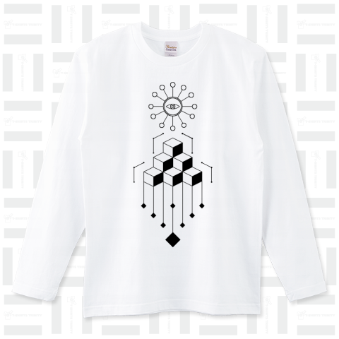 illuminati W ロングTシャツ(5.6オンス)