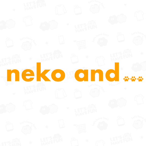 neko and ...ロゴ(イエロー)