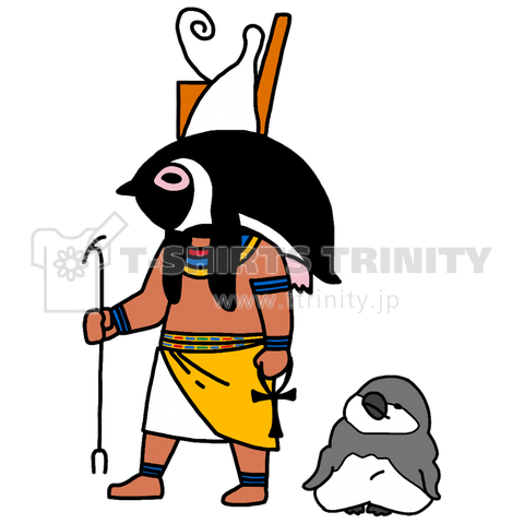 エジプト壁画×ペンギン