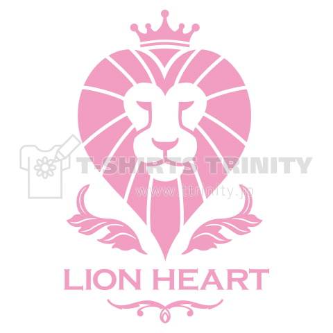 LION  HEART らいおん はーと ピンク