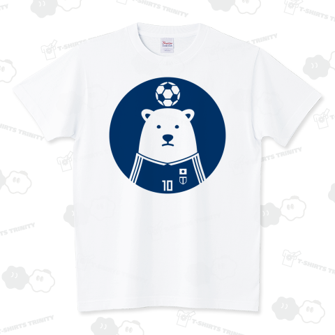 Polar Bear + Soccer Japan 白くま + サッカー日本代表風 39