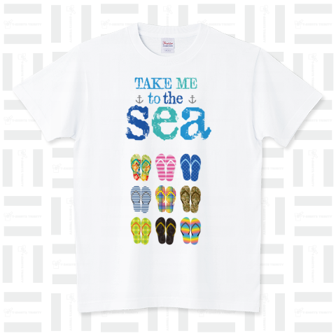 TAKE ME TO THE SEA 海に連れてって スタンダードTシャツ(5.6オンス)