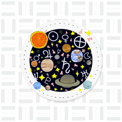 太陽系と惑星記号