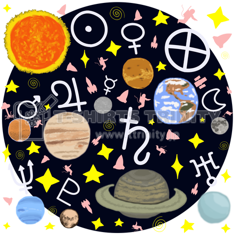 太陽系と惑星記号
