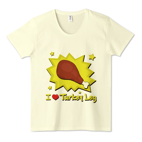 I Love ターキーレッグ デザインtシャツ通販 Tシャツトリニティ