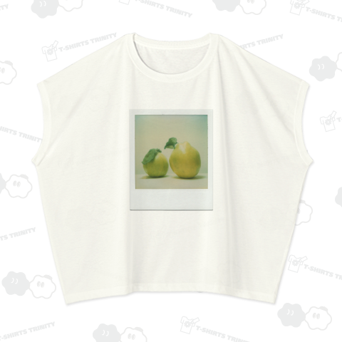 ポラロイド T 「かりん」 スリーブレスワイドTシャツ(4.3オンス)