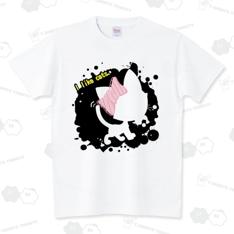 私は猫好きです。 スタンダードTシャツ(5.6オンス)