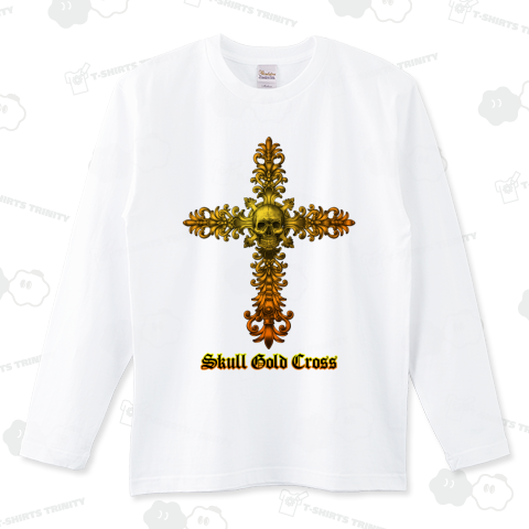 Skull Gold Cross