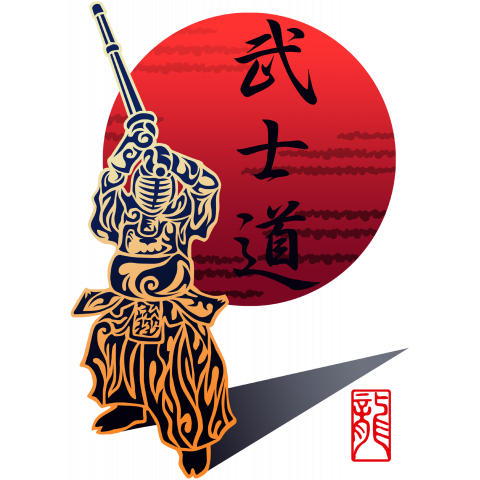 上段の構え(武士道)B(W)