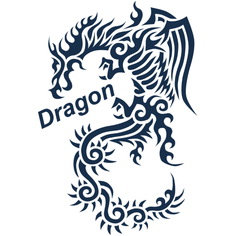 Tribal Dragon デザインtシャツ通販 Tシャツトリニティ