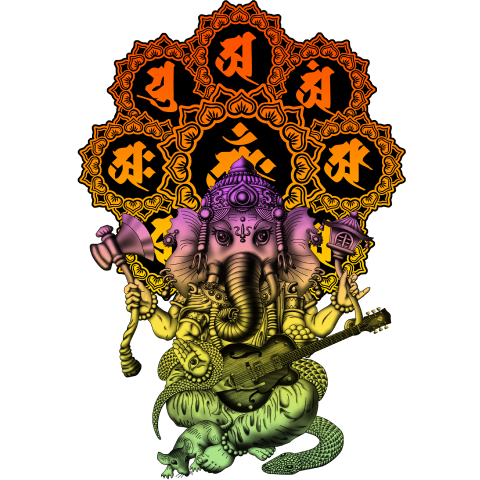 Ganesha Guitar 01