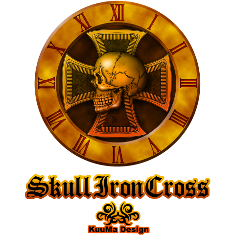 Skull Iron-cross Gold2