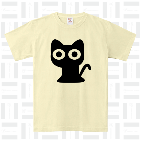 黒猫Tシャツ(白)