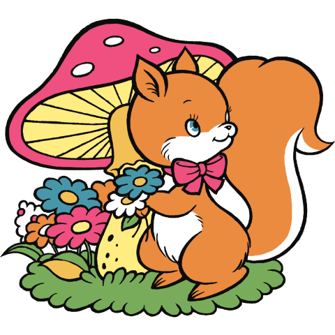 Flower squirrel