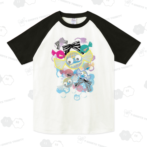 Tシャツ(長袖/七分)Candyスカルラグラン