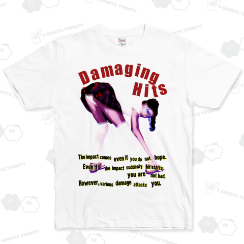 Damaging Hits ベーシックTシャツ(5.0オンス)