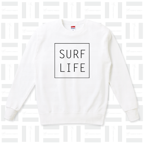 SURF LIFEメッセージプリント/メッセージ,タイポグラフィ,サーフ,サーフィン,Tシャツ,ロンT,パーカー,スウェット
