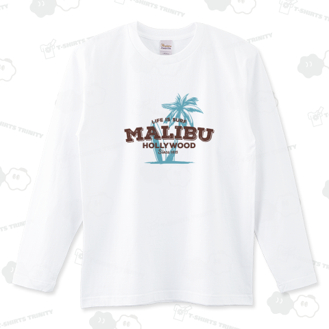 MALIBU(マリブシャツ)スタンダードロゴ入りフォトプリント