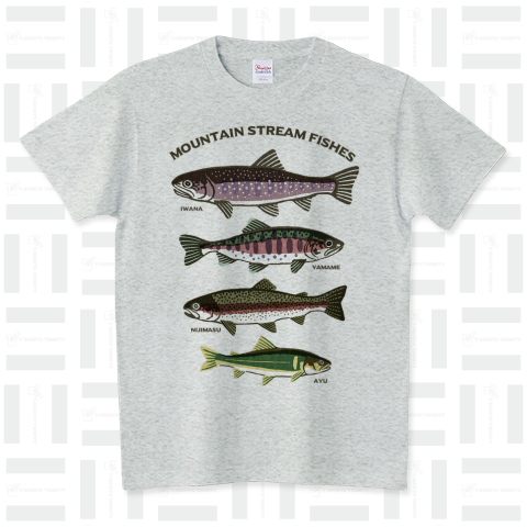 渓流魚 スタンダードTシャツ(5.6オンス)