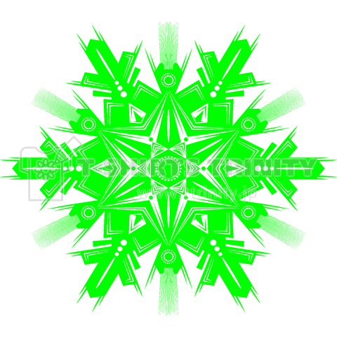 Green SnowFlake