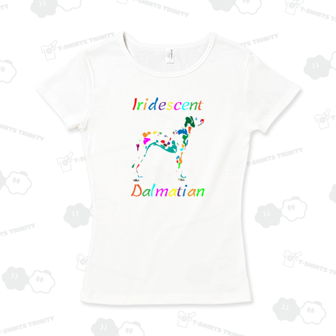 IRIDESCENT DALMATIAN フライスTシャツ(6.2オンス)