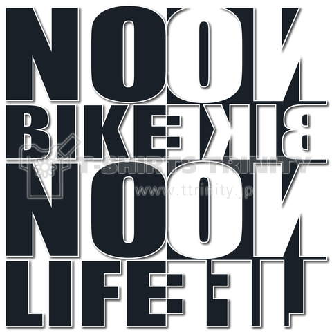 『NO BIKE NO LIFE』Tシャツ!