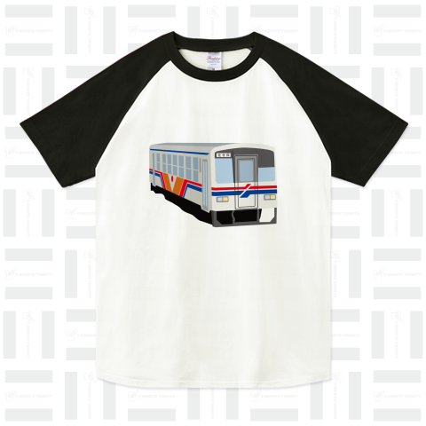 トム 第3話 電車イラストTシャツ【TOMのノリノリENGLISH】