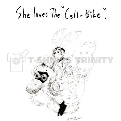 細胞型飛行バイクを愛する少女