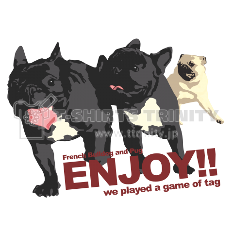 FRENCHIE and PUG -ENJOY!!-