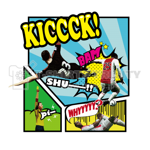 サッカー【Kick】アメコミ風