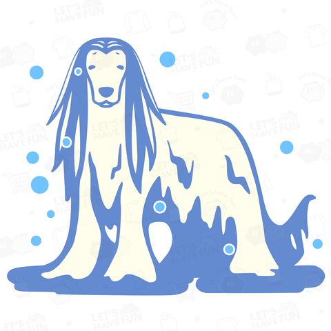 びしょ濡れわんこ