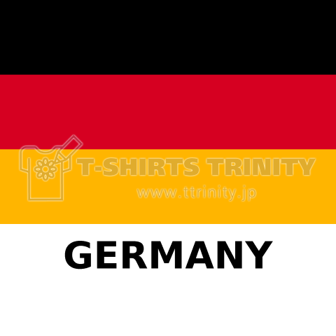 ドイツ Germany 国名英語表記 デザインtシャツ通販 Tシャツトリニティ