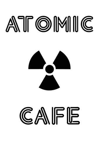Atomic Cafe ロゴ マークのみ デザインtシャツ通販 Tシャツトリニティ
