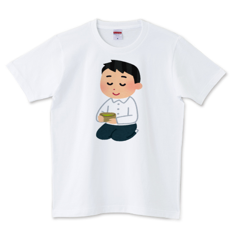 茶道部の学生のイラスト 男子 デザインtシャツ通販 Tシャツトリニティ