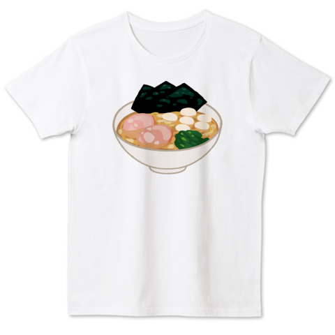 家系ラーメンのイラスト うずらの卵 デザインtシャツ通販 Tシャツトリニティ