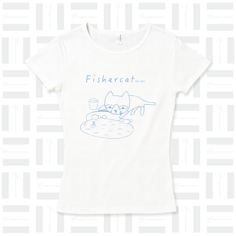 釣猫 -Fishercat- (線画)
