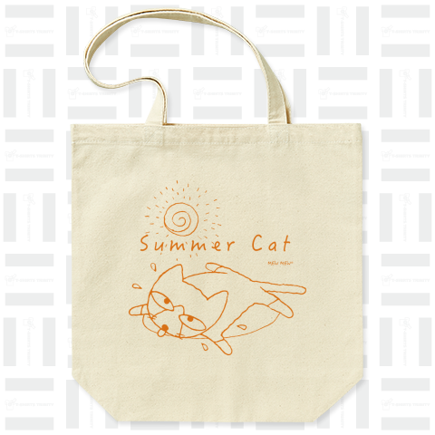 夏猫 -summer cat- (線画)