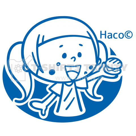 Haco© トートバッグ/ブルー