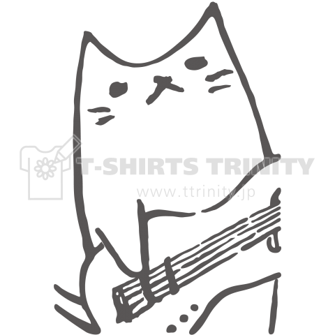 5弦ベースねこ[アップ]